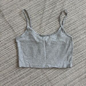 TNA Gray Camisole Top with Soft Fabric